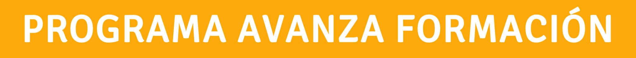 Programa Avanza Formación