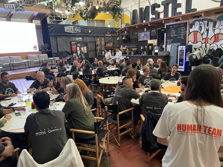 Fotografía de la formación para equipos comerciales