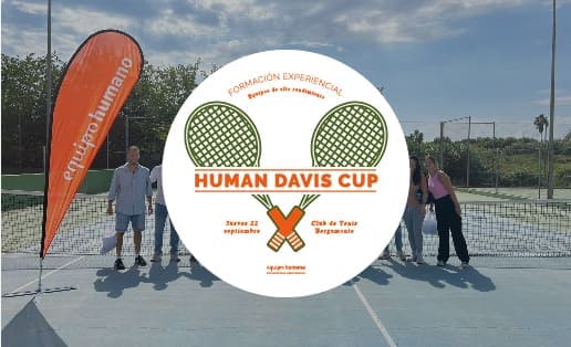 Formación outdoor training: Human Davis Cup