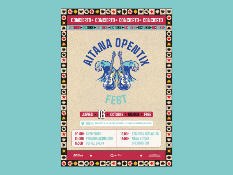 Cartel del Aitana Opentix Festival
