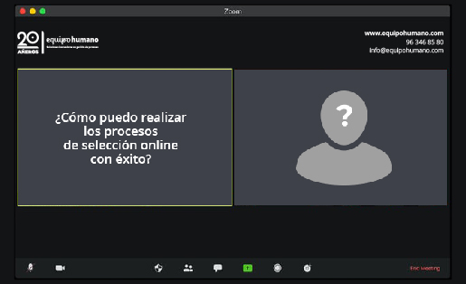 ¿Cómo puedo realizar los procesos de selección online con éxito?