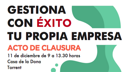 Acto de clusura Programa Emprendimiento</br>11 diciembre